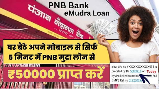 PNB Bank eMudra Loan 2024